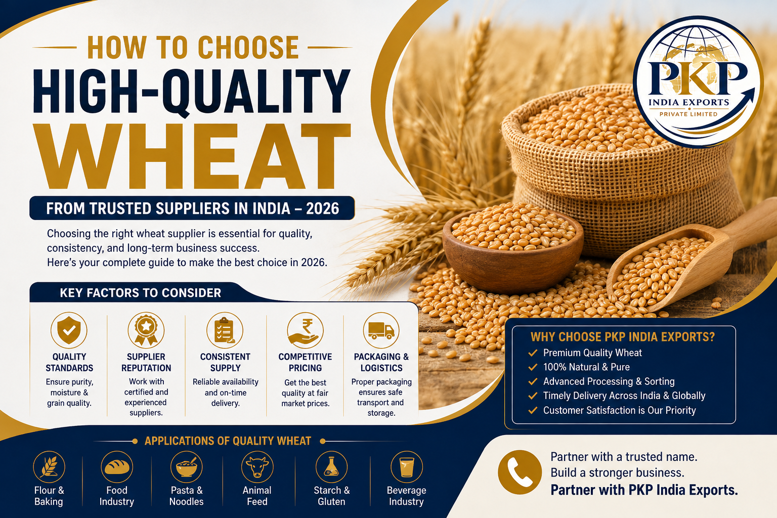 How to Choose High-Quality Wheat from Trusted Suppliers in India – 2026